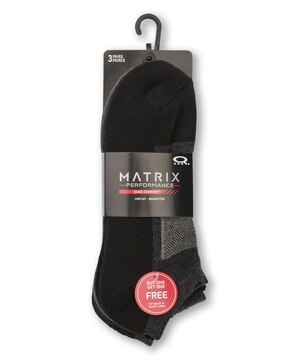 Matrix Men's 3 Pk BOGO Low Cut Sport Socks