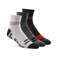 Matrix Men's 3 Pk, BOGO Quarter Cut Sport Socks