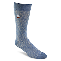 Denver Hayes Men's Novelty Classic Casual Crew Socks Front_Angled_Right