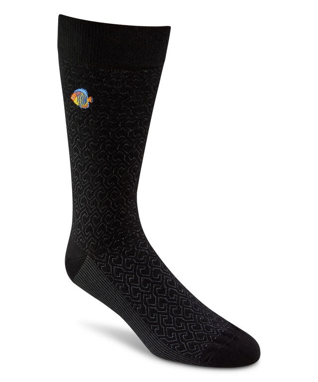 Mi-chaussettes décontractées classiques à motif fantaisie pour hommes, Denver Hayes