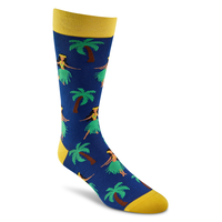 Denver Hayes Men's Novelty Tropical Pattern Socks