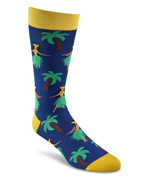 Chaussettes à motif fantaisie tropical pour hommes, Denver Hayes