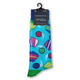 Denver Hayes Men's FreshTech® Rather Be Pattern Casual Crew Socks Front_Flat