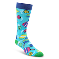 Mi-chaussettes décontractées à motifs «Rather Be» avec FreshTech pour hommes, Denver Hayes Front_Angled_Left