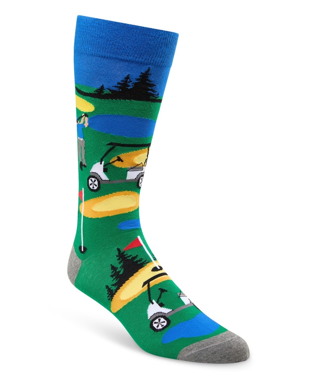 Mi-chaussettes décontractées à motifs «Rather Be» avec FreshTech pour hommes, Denver Hayes