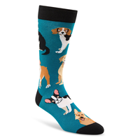 Mi-chaussettes décontractées à motifs «Rather Be» avec FreshTech pour hommes, Denver Hayes