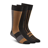 Denver Hayes Men's BOGO Casual Crew Socks Front_Angled_Right