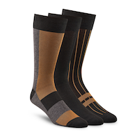 Mi-chaussettes décontractées BOGO pour hommes, Denver Hayes Front_Angled_Right