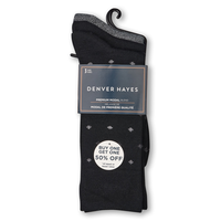 Denver Hayes Men's BOGO Casual Crew Socks