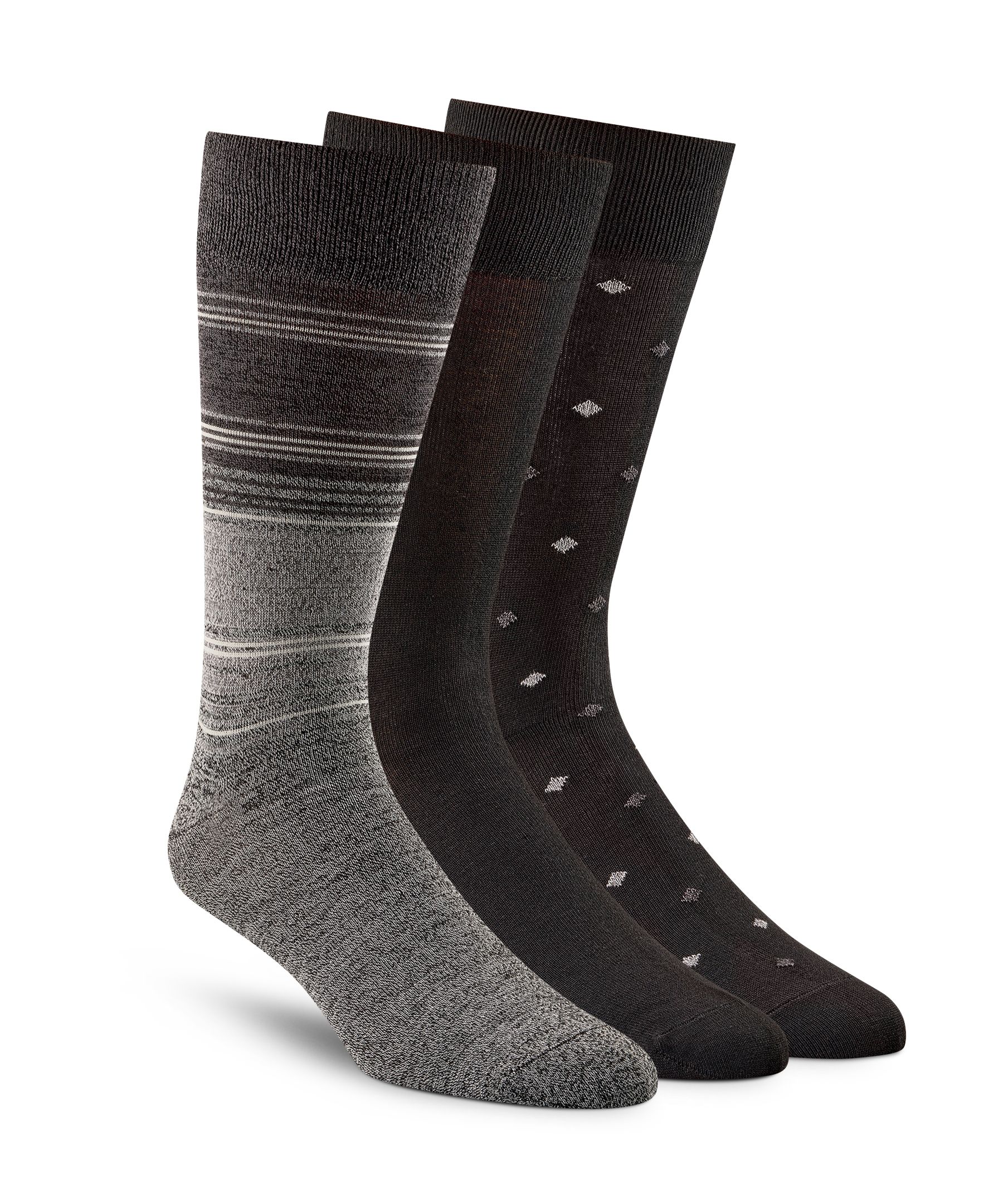 Denver Hayes Men's BOGO Casual Crew Socks