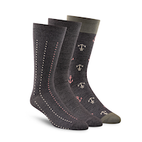 Mi-chaussettes décontractées BOGO pour hommes, Denver Hayes