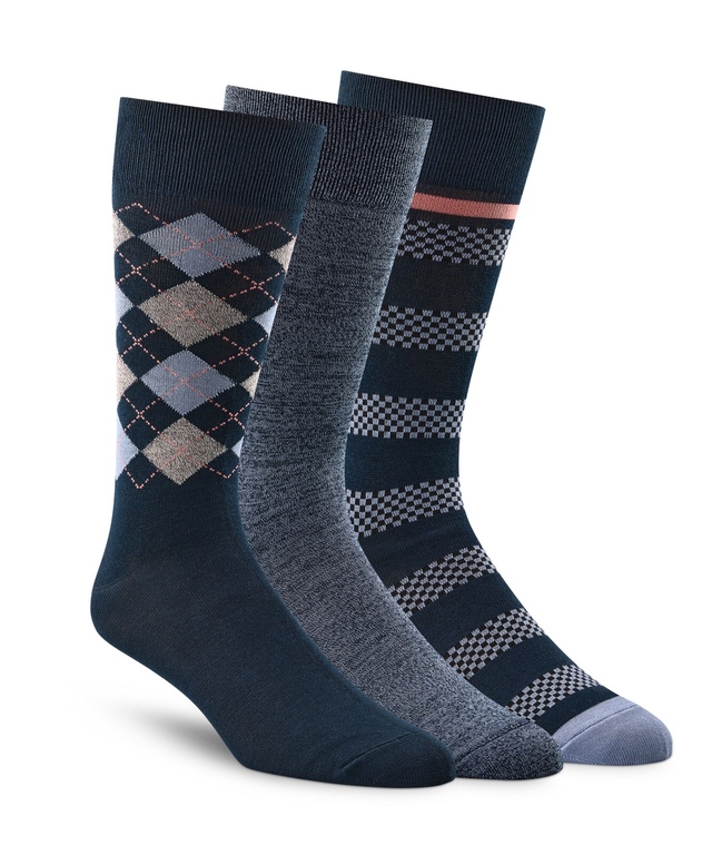 Mi-chaussettes décontractées BOGO pour hommes, Denver Hayes