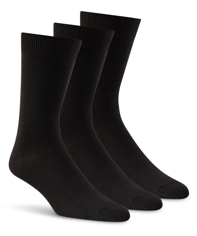 Chaussettes décontractées pour hommes, Denver Hayes, paquet de 3 paires - Achetez-en un paquet et obtenez-en un autre Front_Angled_Right