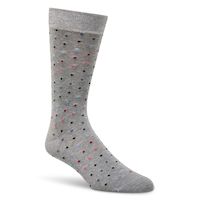 Denver Hayes Men's Geometric Pattern Crew Socks