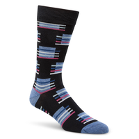 Denver Hayes Men's Geometric Pattern Crew Socks