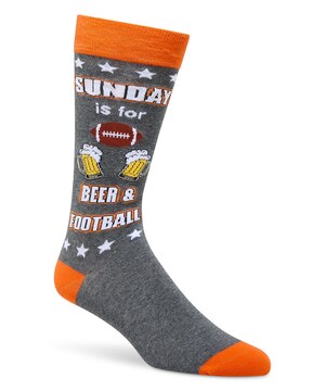 Chaussettes à motif fantaisie de bière pour hommes, Denver Hayes