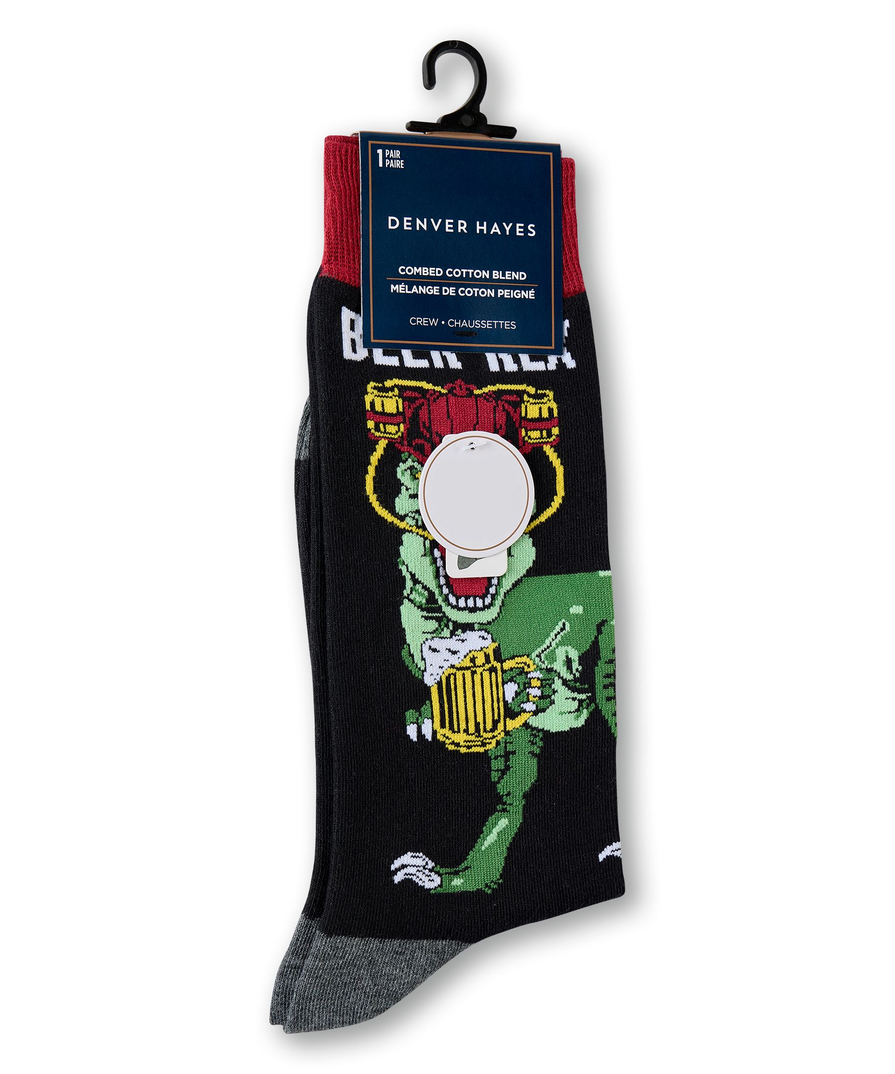 Denver Hayes Men's Novelty Beer Pattern Socks