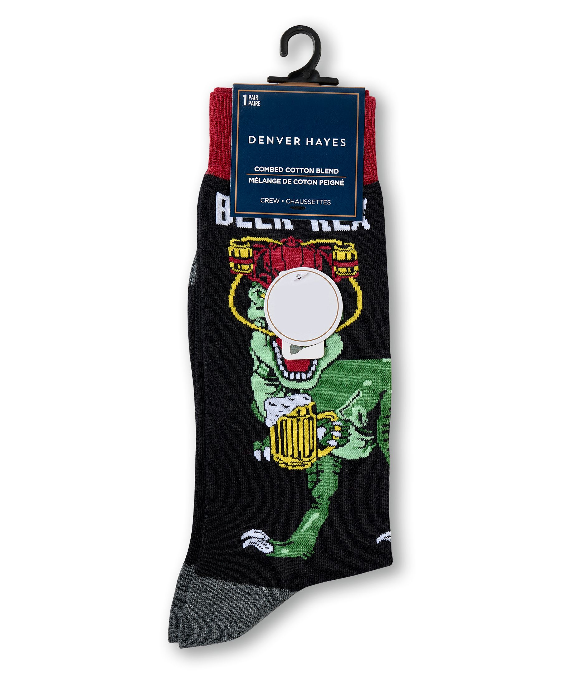 Denver Hayes Men's Novelty Beer Pattern Socks