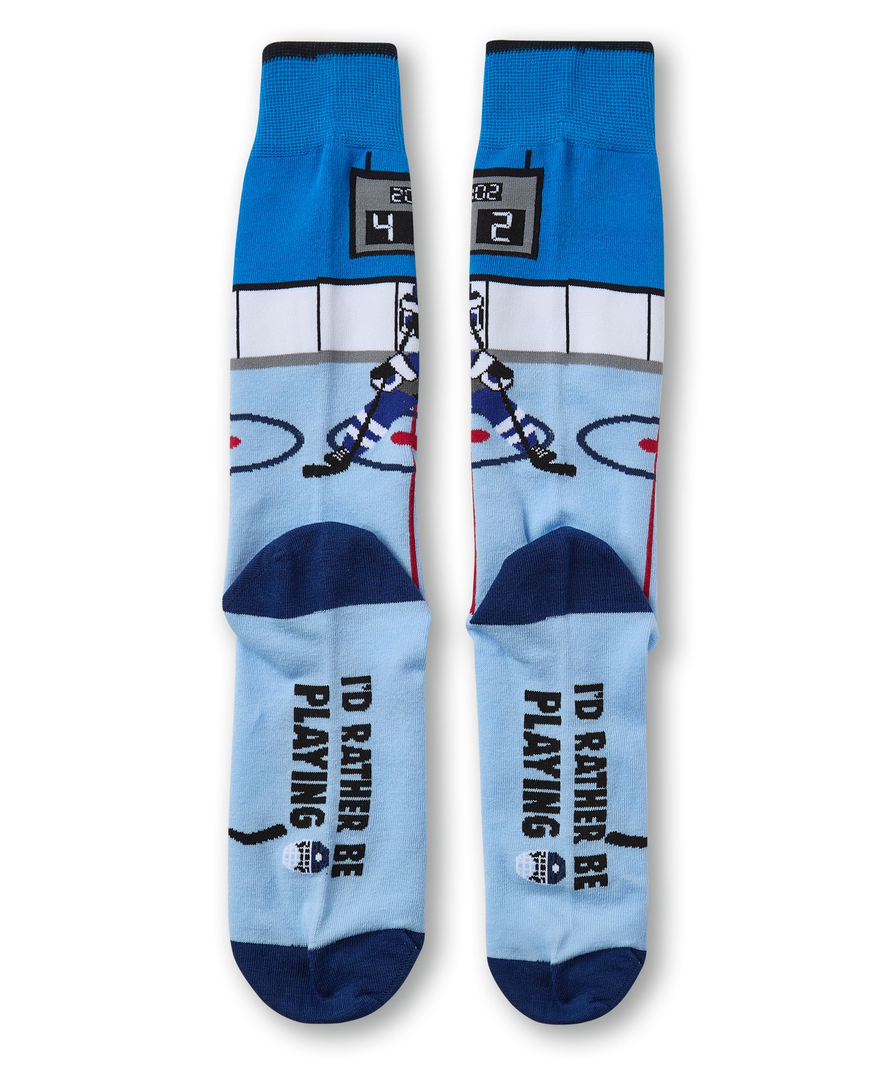 Denver Hayes Men's Novelty Rather Be Crew Socks