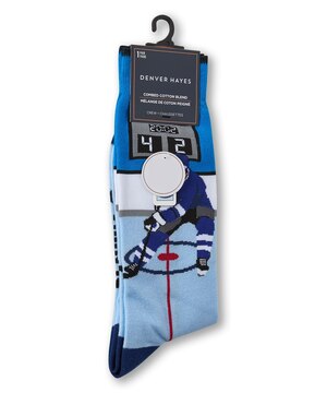 Denver Hayes Men's Novelty Rather Be Crew Socks