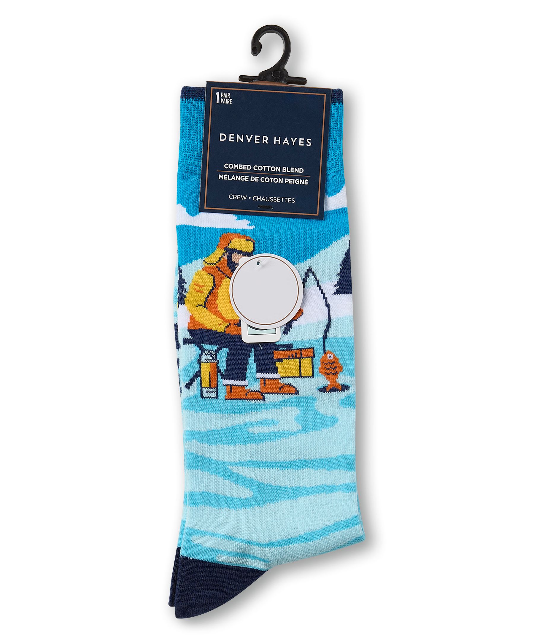 Mi-chaussettes à motif fantaisie «Rather Be» pour hommes, Denver Hayes
