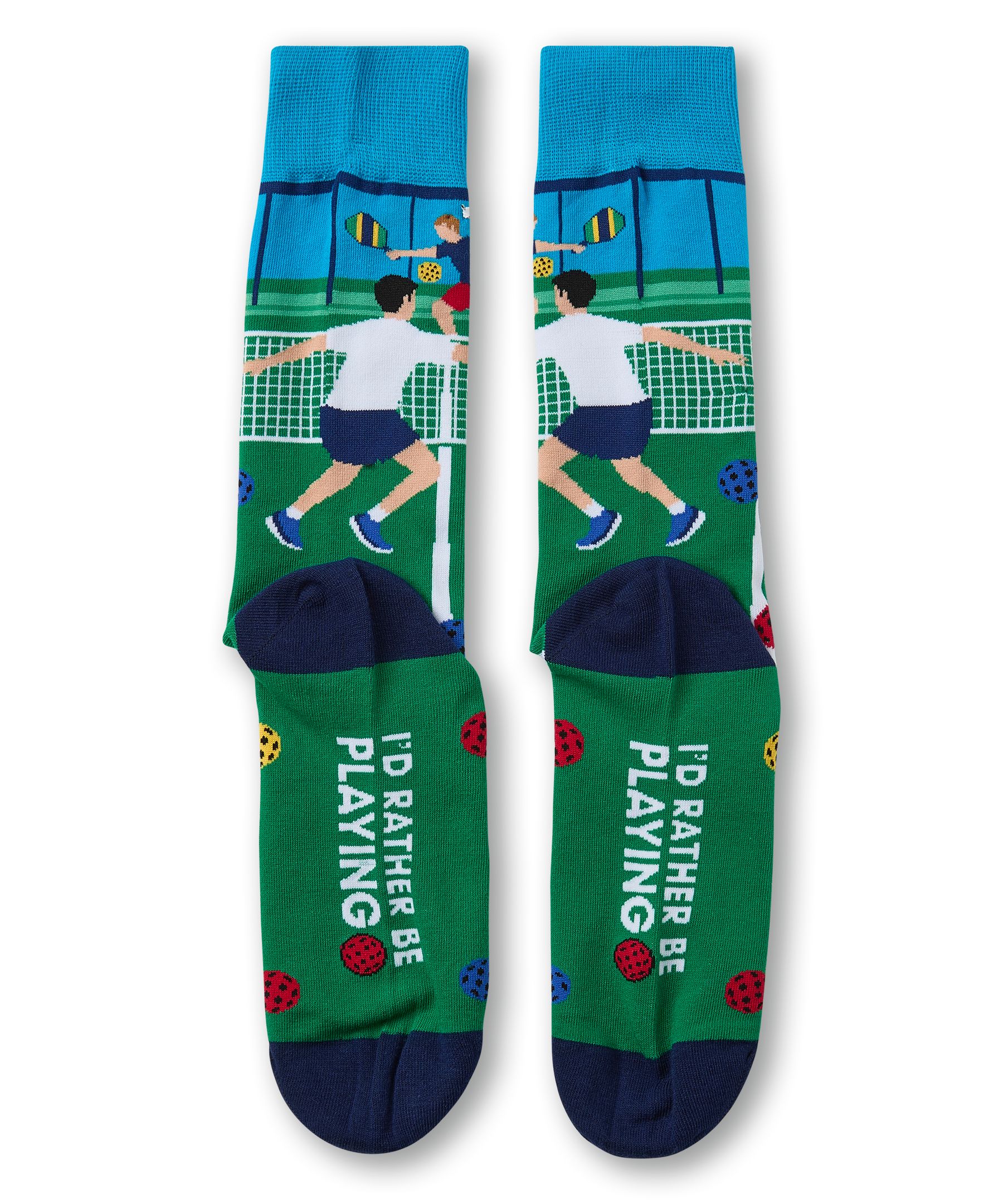Denver Hayes Men's Novelty Rather Be Crew Socks