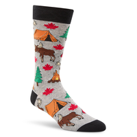 Mi-chaussettes à motif fantaisie Canadiana pour hommes, Denver Hayes