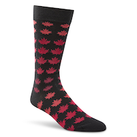 Mi-chaussettes à motif fantaisie Canadiana pour hommes, Denver Hayes