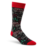 Mi-chaussettes à motif fantaisie Canadiana pour hommes, Denver Hayes