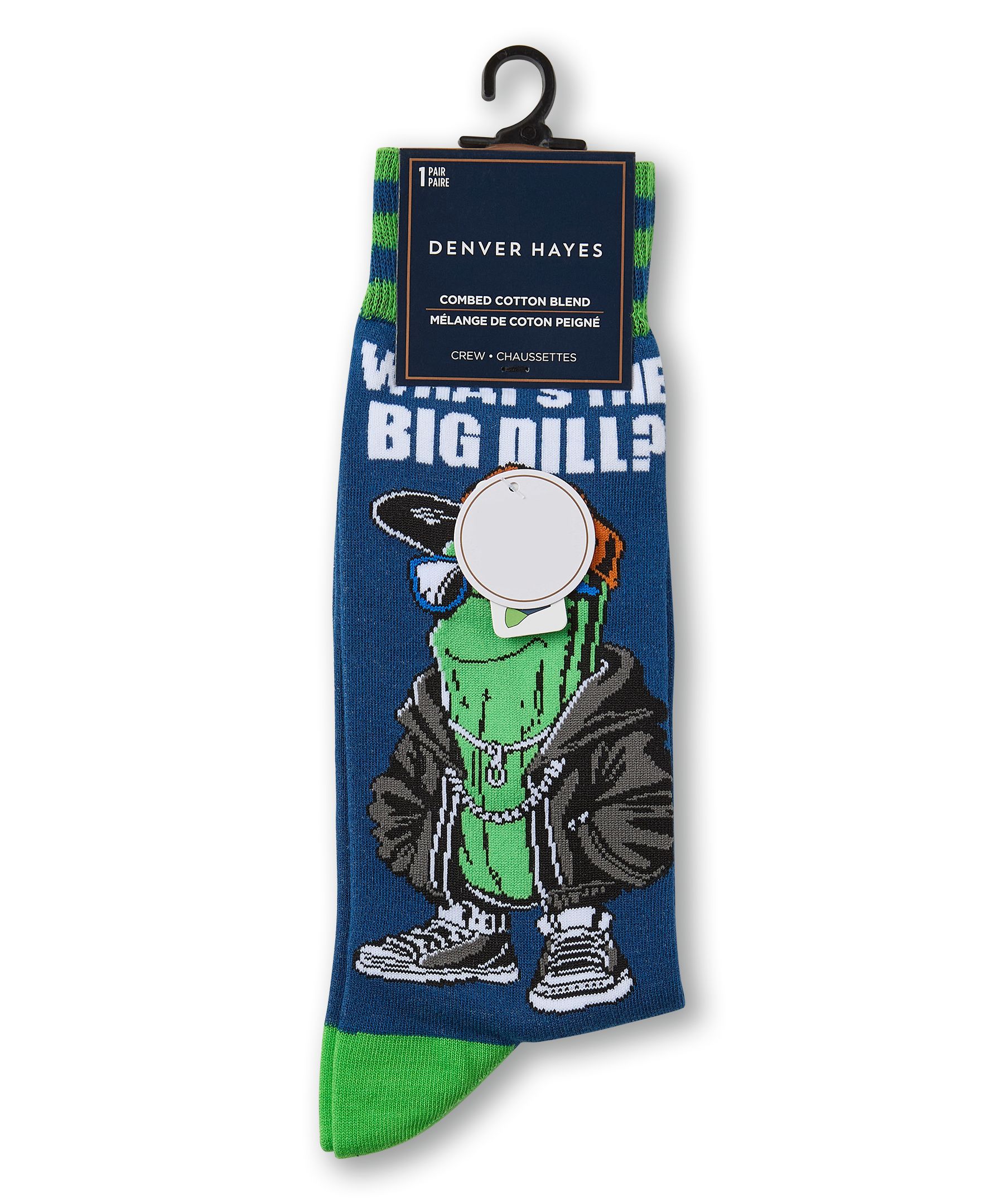 Denver Hayes Men's Novelty Food Pattern Socks