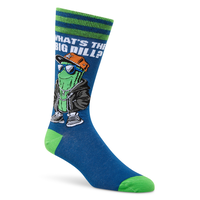 Chaussettes à motif fantaisie d'aliments pour hommes, Denver Hayes