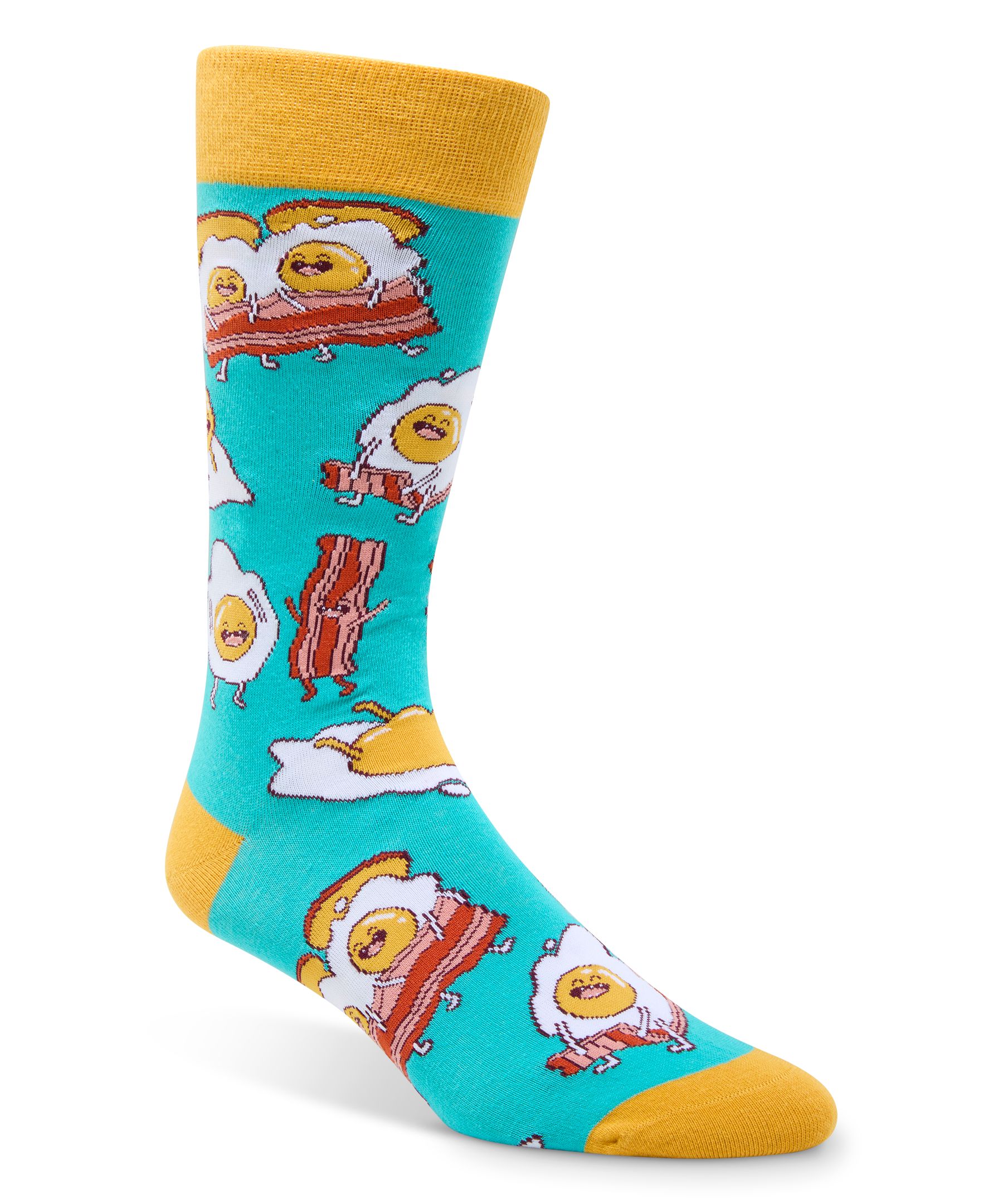 Chaussettes à motif fantaisie d'aliments pour hommes, Denver Hayes
