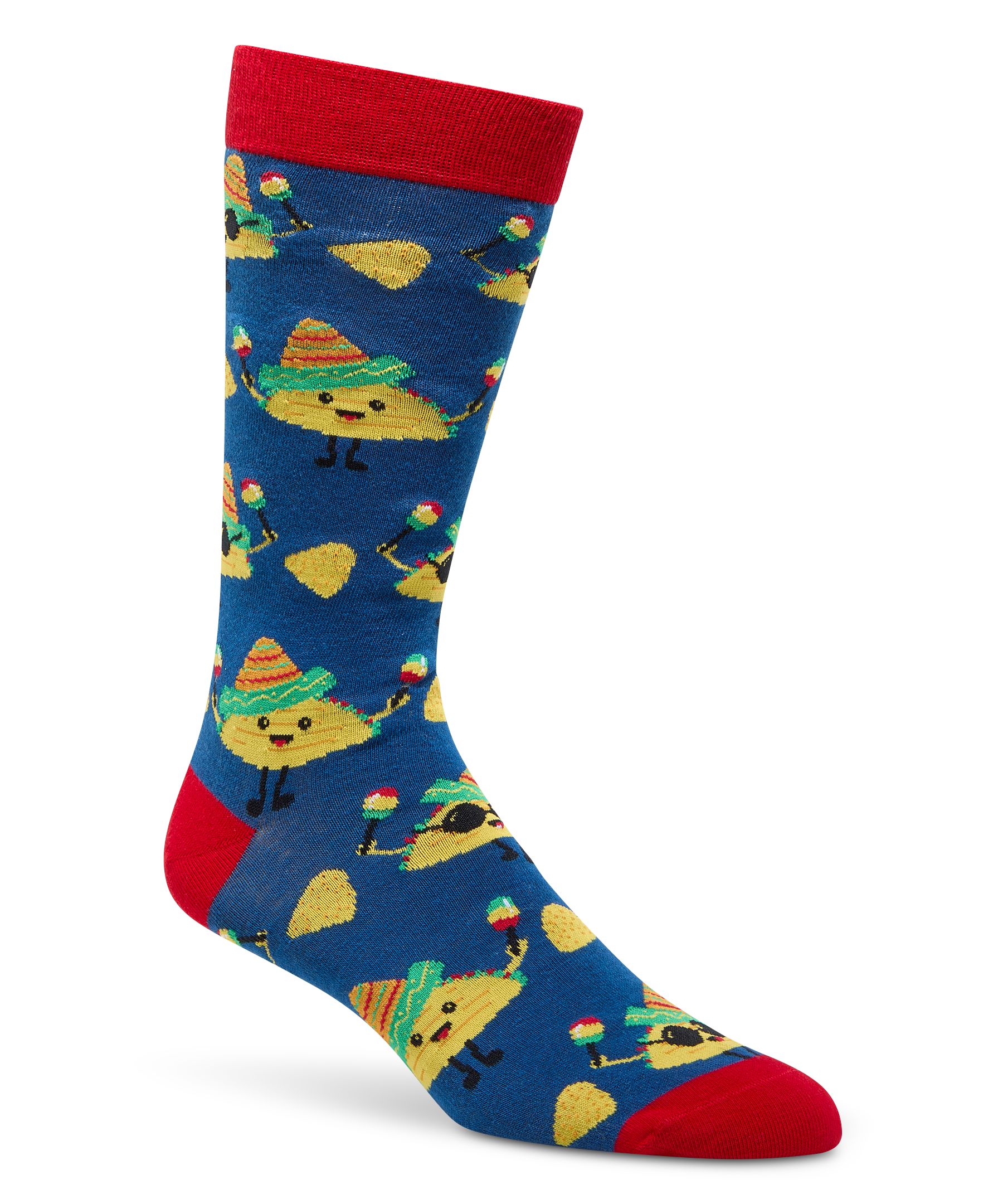 Chaussettes à motif fantaisie d'aliments pour hommes, Denver Hayes