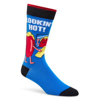 Chaussettes à motif fantaisie d'aliments pour hommes, Denver Hayes