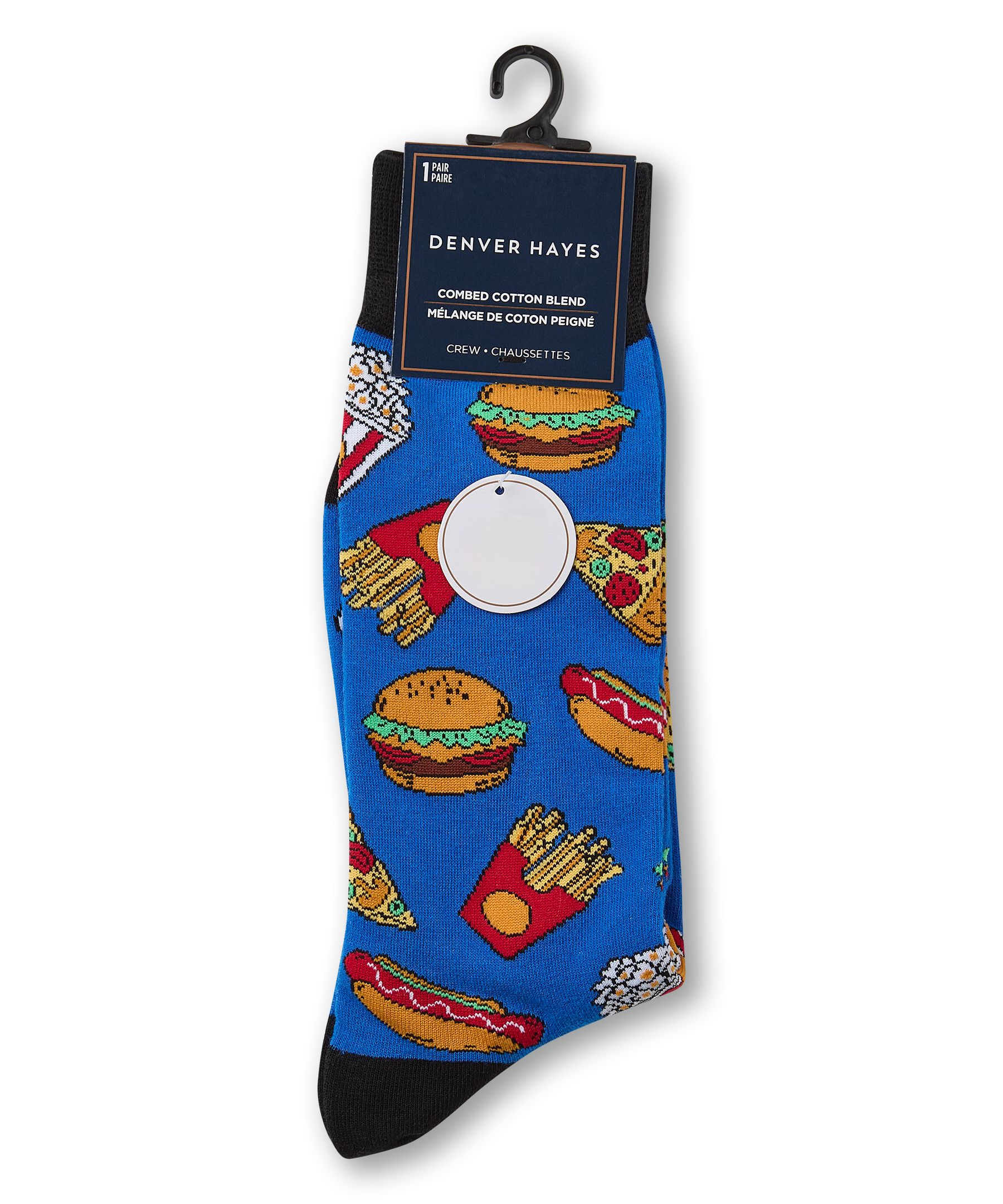 Denver Hayes Men's Novelty Food Pattern Socks