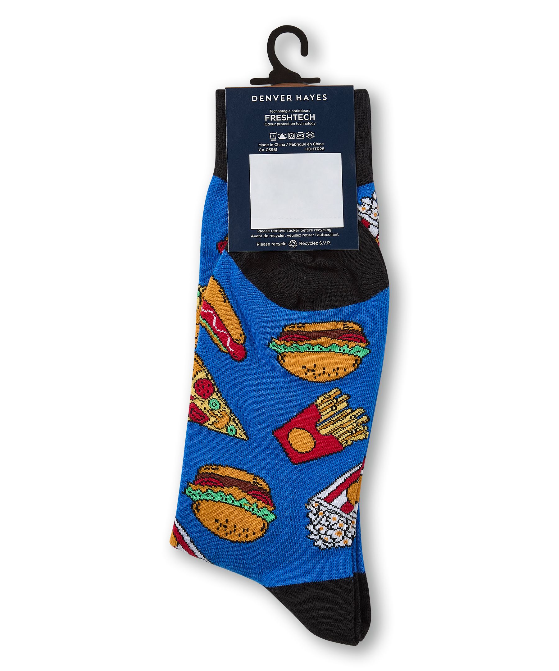 Denver Hayes Men's Novelty Food Pattern Socks