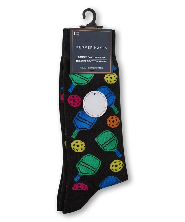 Denver Hayes Men's Novelty Sports Pattern Socks