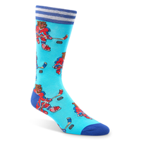 Chaussettes à motif fantaisie de sport pour hommes, Denver Hayes