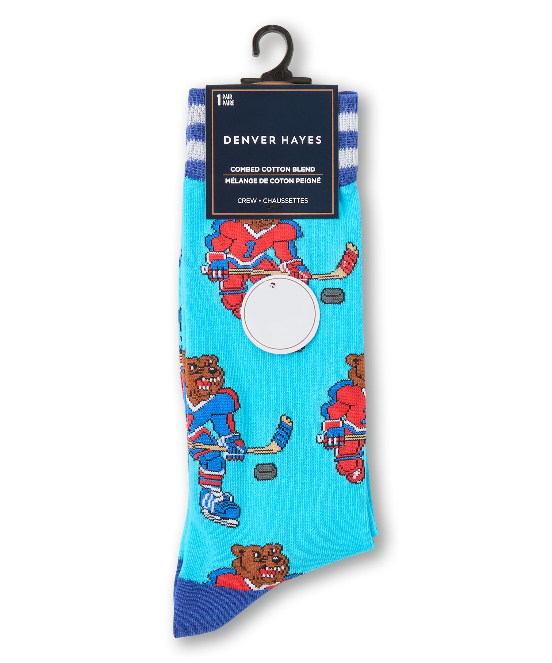 Denver Hayes Men's Novelty Sports Pattern Socks
