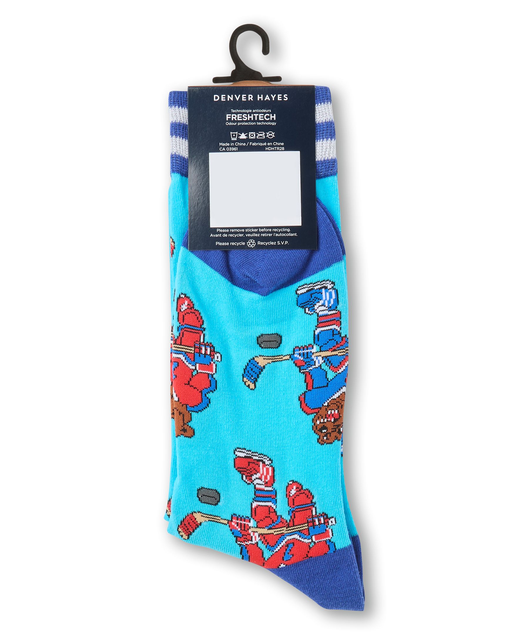 Denver Hayes Men's Novelty Sports Pattern Socks