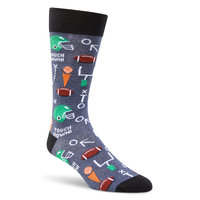 Denver Hayes Men's Novelty Sports Pattern Socks