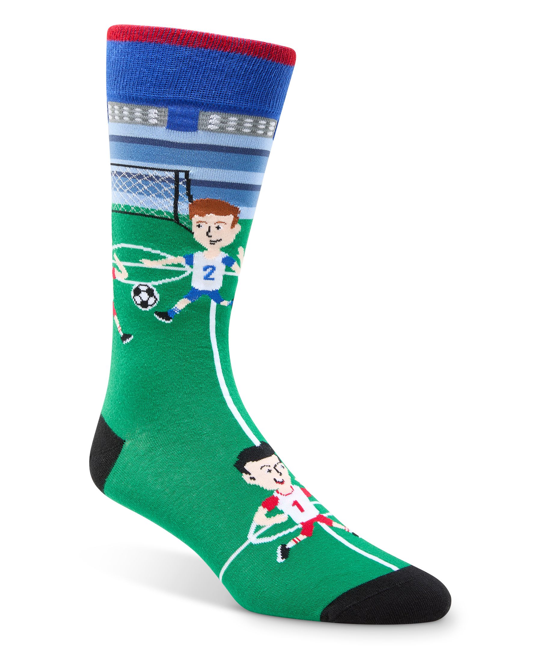 Chaussettes à motif fantaisie de sport pour hommes, Denver Hayes