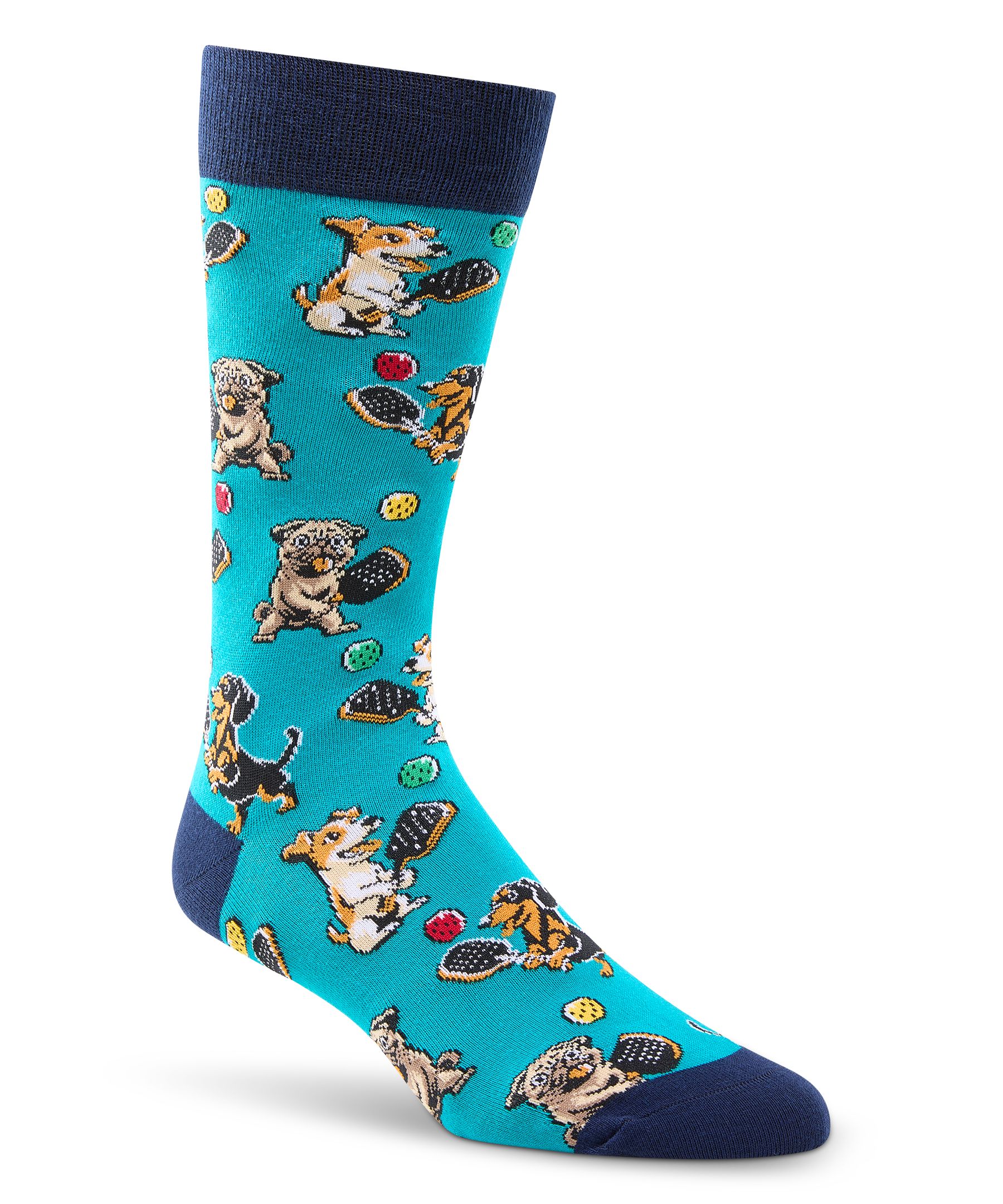 Chaussettes à motif fantaisie de sport pour hommes, Denver Hayes
