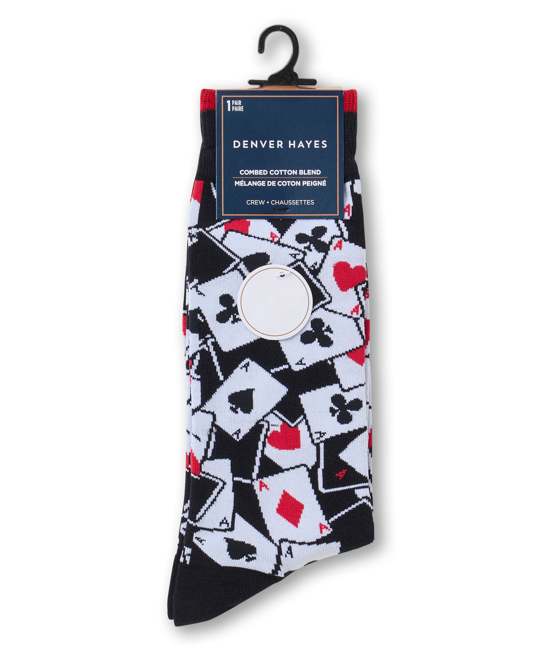Denver Hayes Men's Novelty Sports Pattern Socks