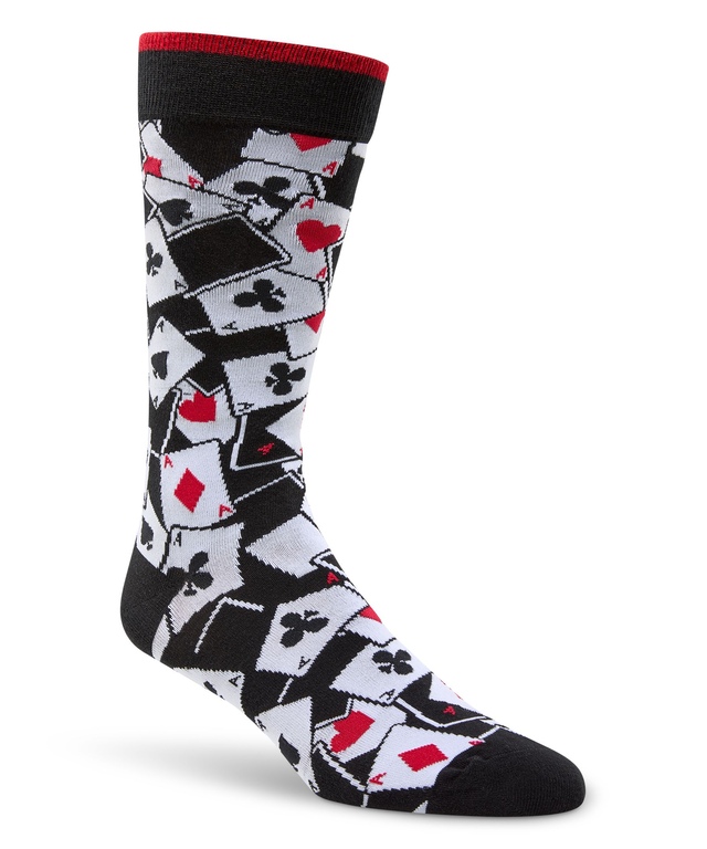 Chaussettes à motif fantaisie de sport pour hommes, Denver Hayes
