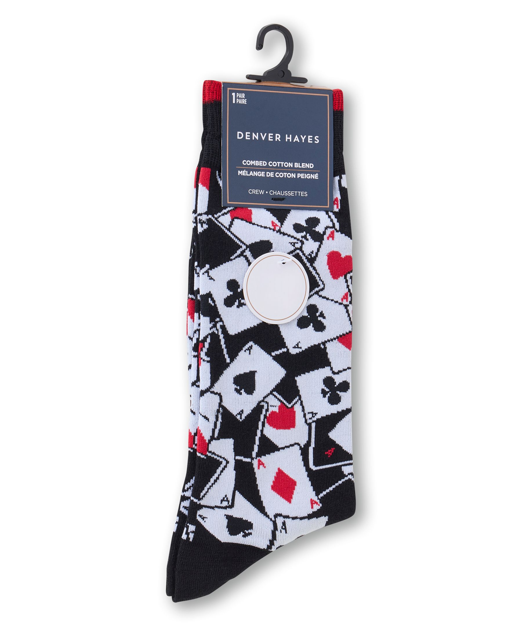 Denver Hayes Men's Novelty Sports Pattern Socks