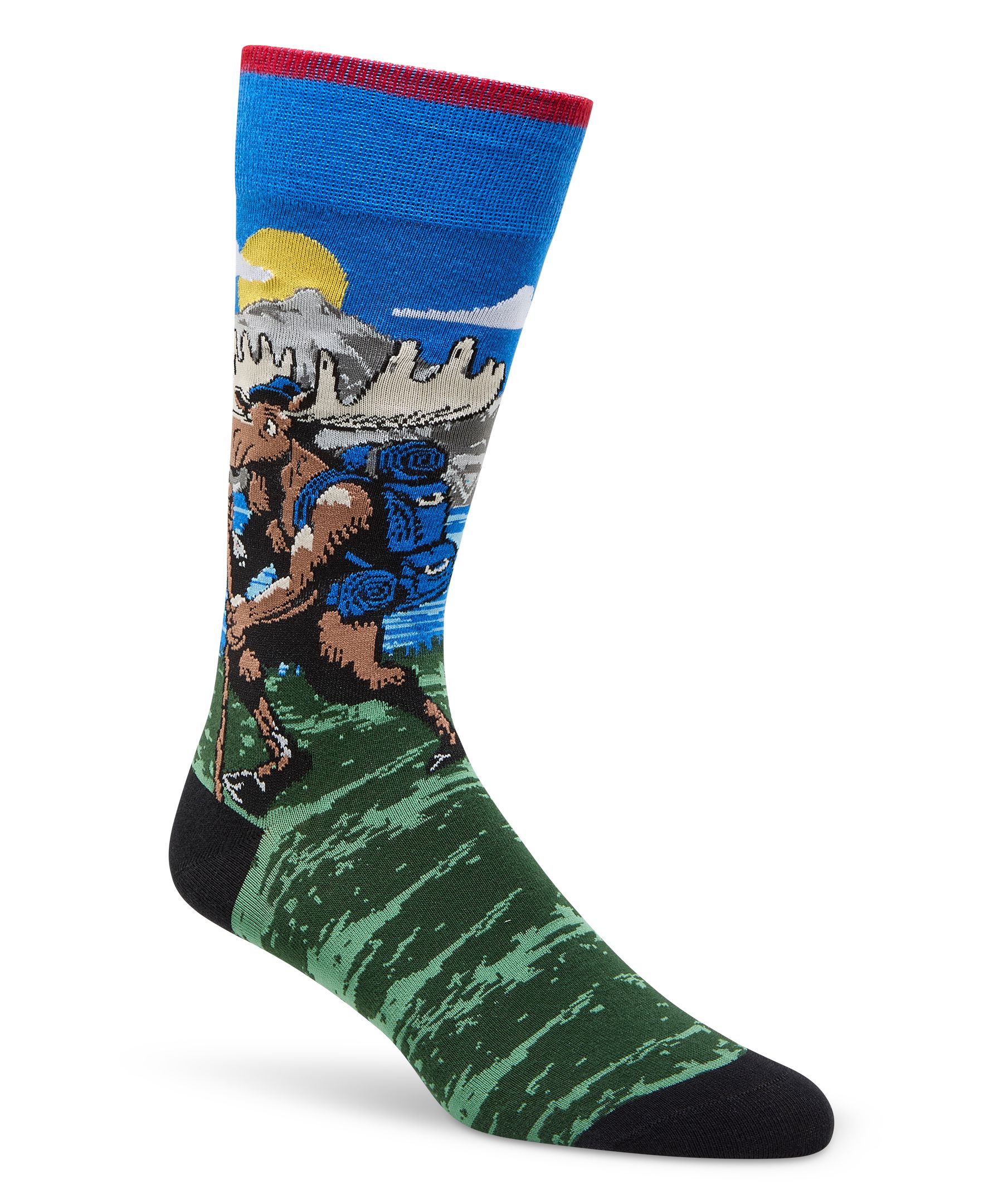 Denver Hayes Men's Novelty Camping Pattern Socks