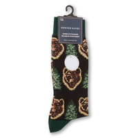 Denver Hayes Men's Novelty Animal Pattern Socks Front_Flat