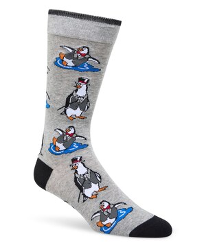 Chaussettes à motifs fantaisie d'animaux pour hommes, Denver Hayes