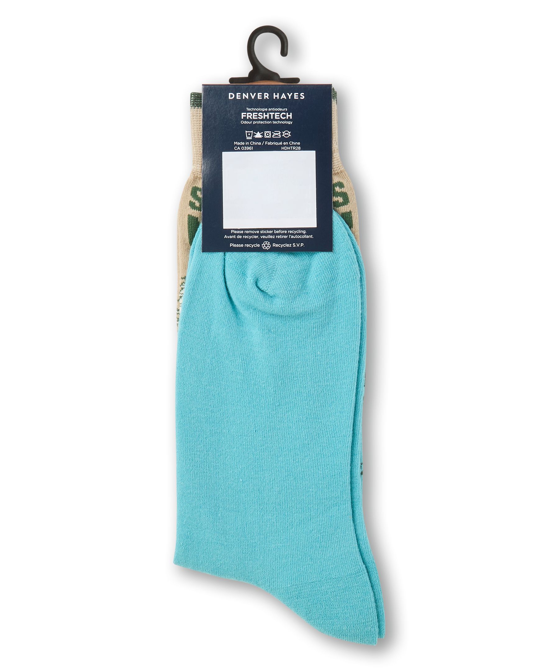 Chaussettes à motifs fantaisie d'animaux pour hommes, Denver Hayes